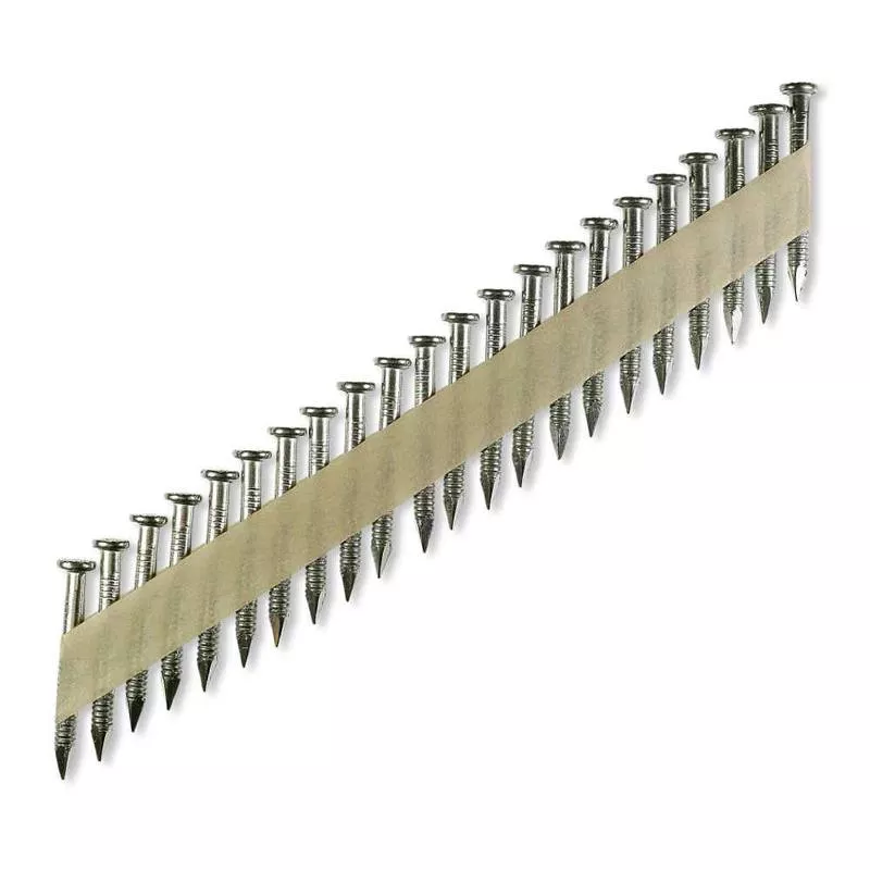 .148 " x 2-1/2 " Tape Collation 33 Degree Ring Shank Connector Nail - 316 Stainless Steel, Pkg 1000