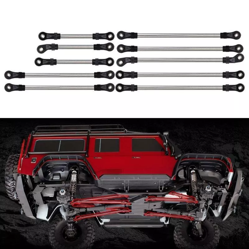 [Germany Clearance Deal] Stainless Steel Links Plastic Rod End Unassembled Kit for Traxxas TRX-4 TRX-6